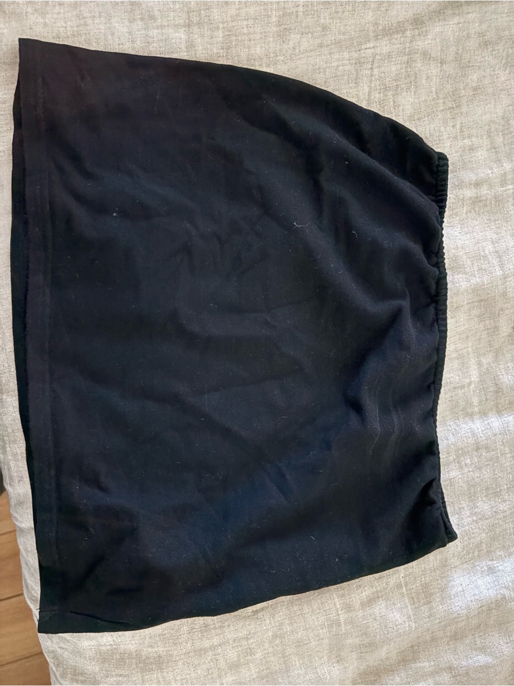 Edikted Black Mini Skirt with Elastic Waist